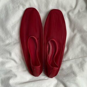 H&M Red Mesh Ballet Flats